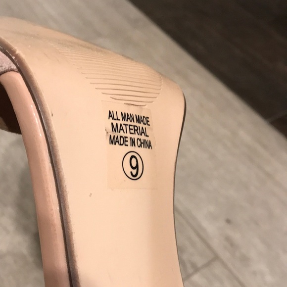 Vegan Strappy nude heels - Picture 6 of 6